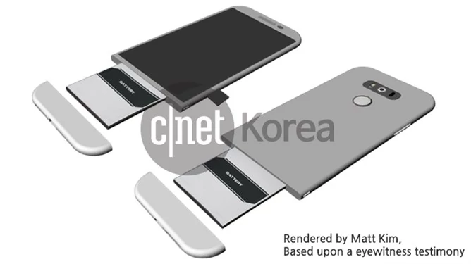 LG G5 z ciekawym mechanizmem dla wymiennej baterii