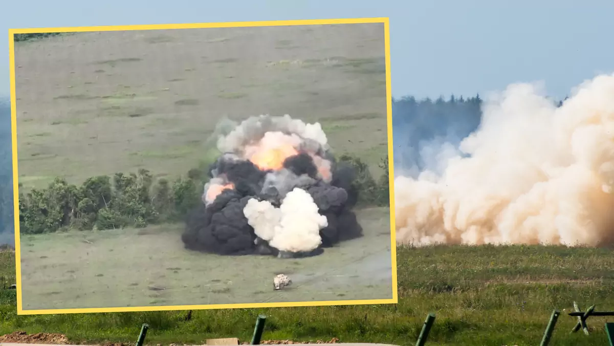 Ukraińcy pokazali, jak niszczą rosyjskie miny (screen: 36obmp/Facebook)