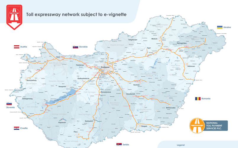 Węgry: ile kosztują autostrady w 2024 r.? E-winieta Węgry 2024