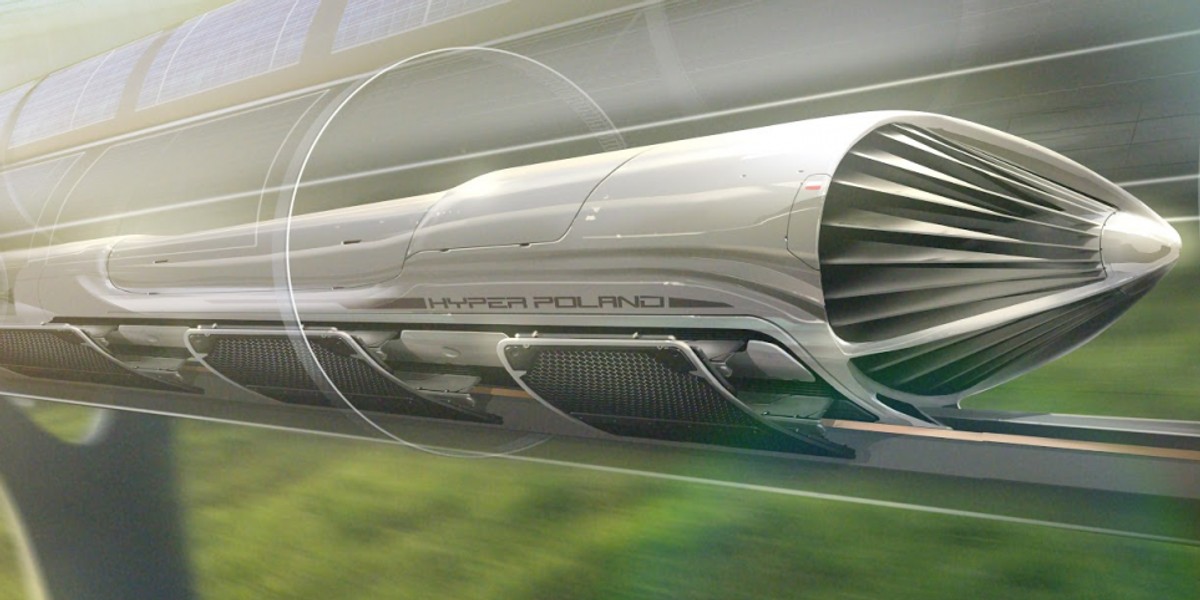 Projekt Hyperloopa autorstwa zespołu Hyper Poland