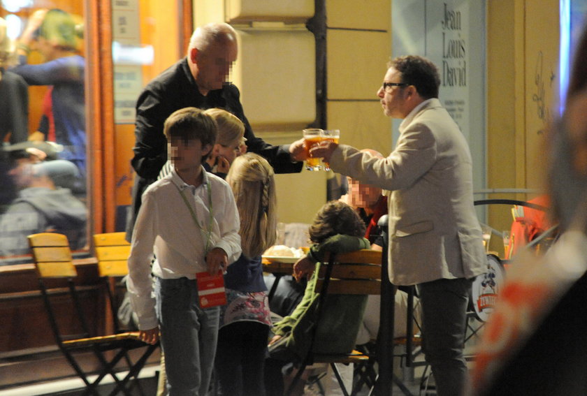 Zbigniew Zamachowski z dziećmi, alkohol