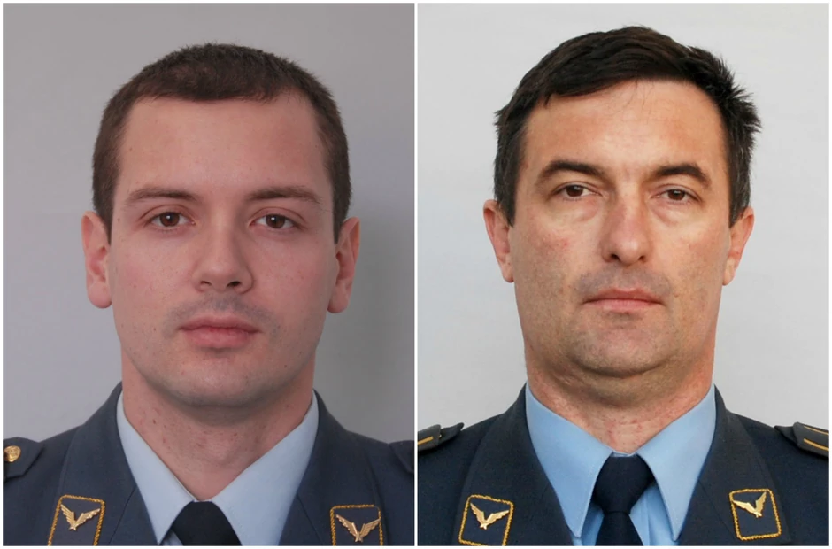 Piloti Dejan Pandurović i Nenad Ćulibrk