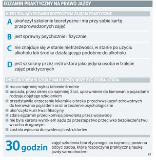 Kierujący autem nauki jazdy odpowie jak kierowca