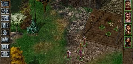 Screen z gry "Baldur's Gate 2"