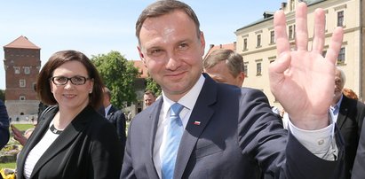 Duda odwiedził Wawel i spotkał się z pielęgniarkami