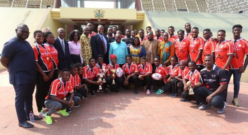 Akufo-Addo donates $100,000 to Ghana Rugby Union