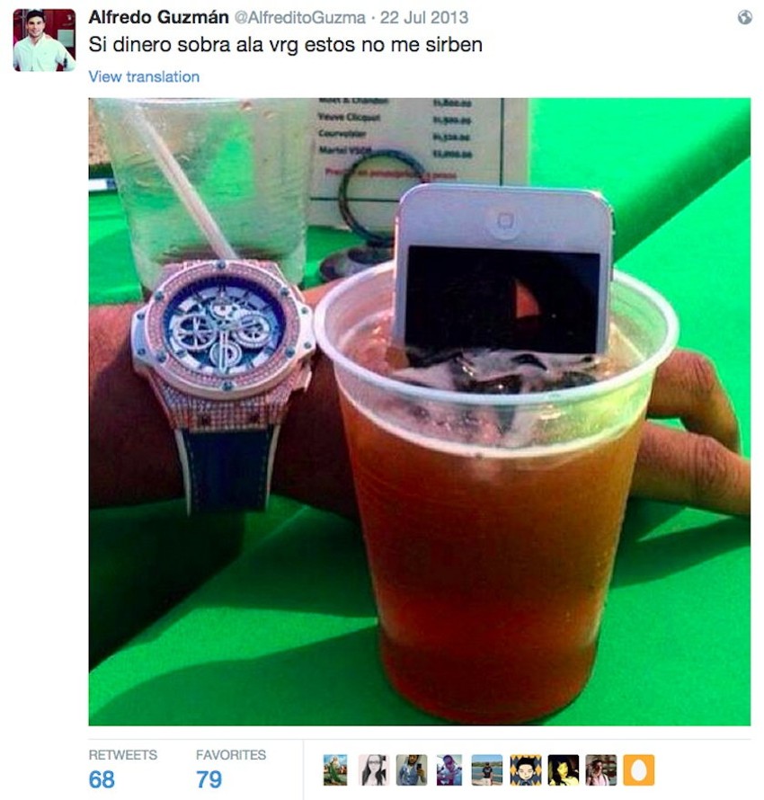 OvdLuksuzni sat i telefon ubačen u piće