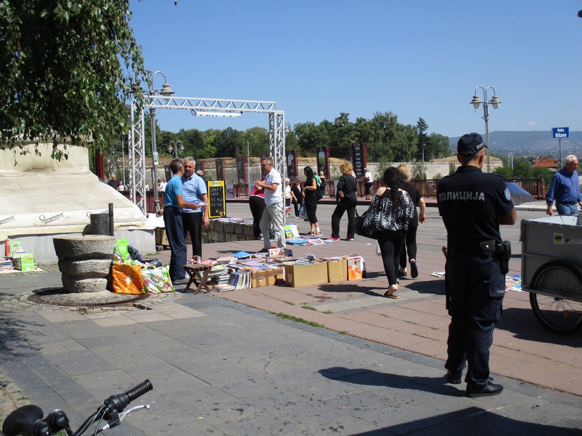 Plato ispred Tvrđavskog mosta gde je doslo do pucnjave