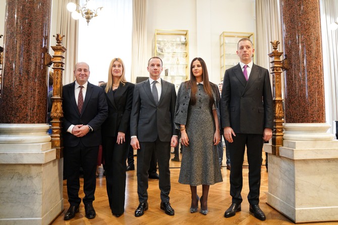 Tamara Vučić na prijemu u Ministrstvu