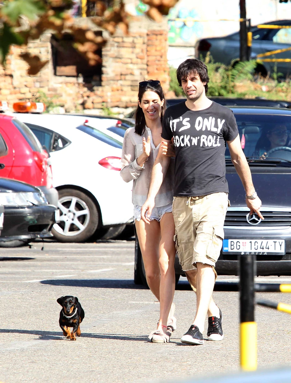 Miloš Teodosić i Jelisaveta Orašanin