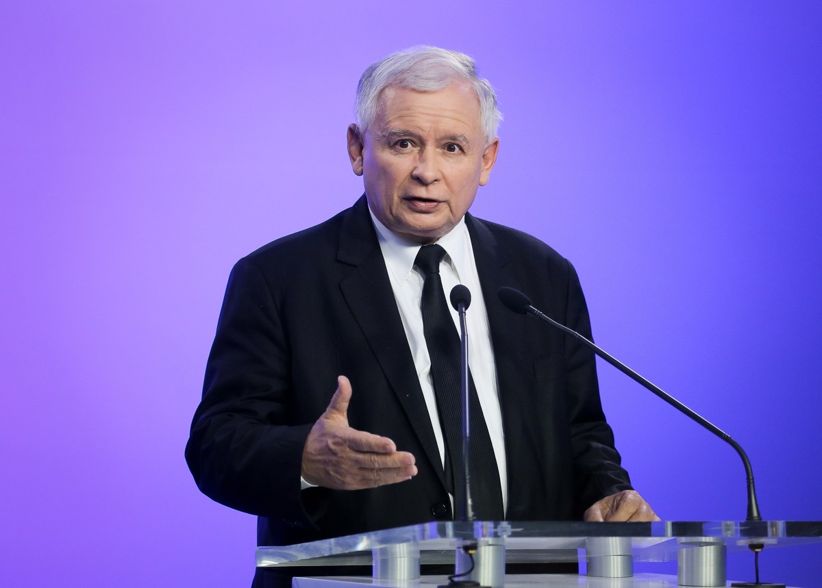 Prezes PiS Jarosław Kaczyński