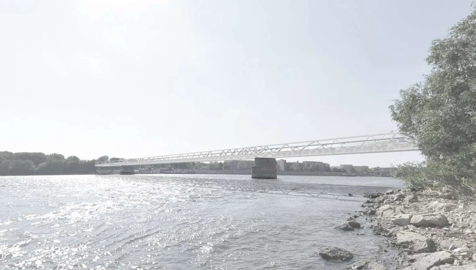 Pešačko - biciklistički most u Novom Sadu