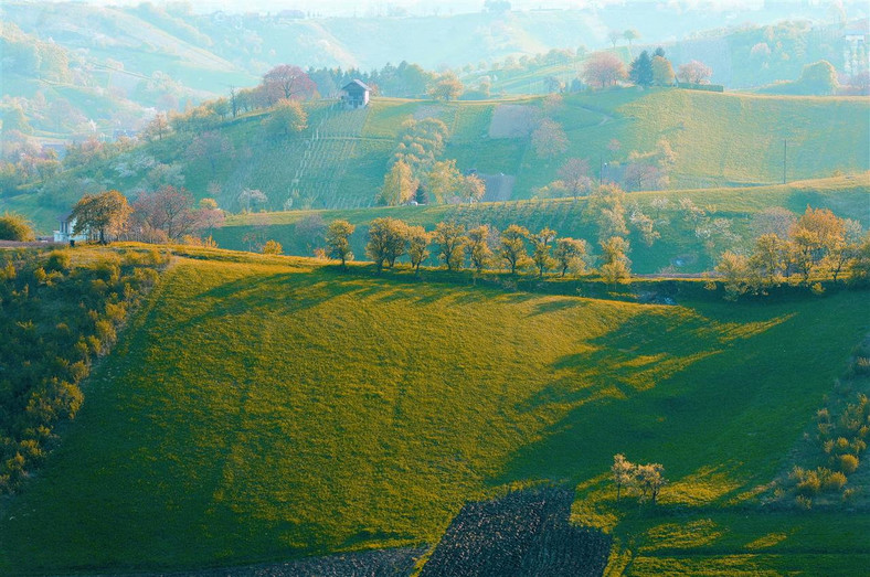 Balonem nad wzgórzami Zagorje