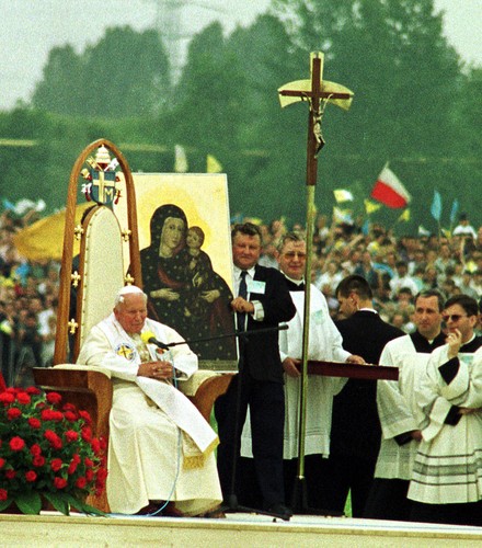 Jan Paweł II w Gliwicach w 1999 roku