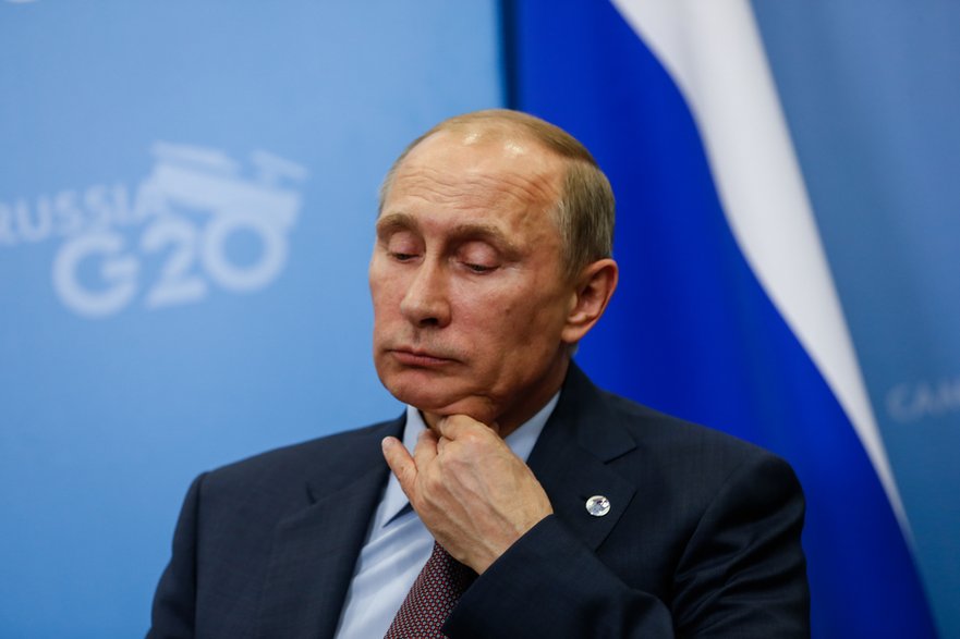 Władimir Putin podczas szczytu G20, 2013 r. 