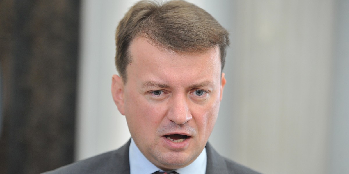 Mariusz Błaszczak, szef MSWiA