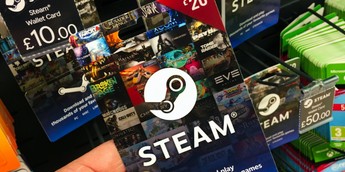 Steam gift card in a hand – Stock Editorial Photo © dennizn #254479392