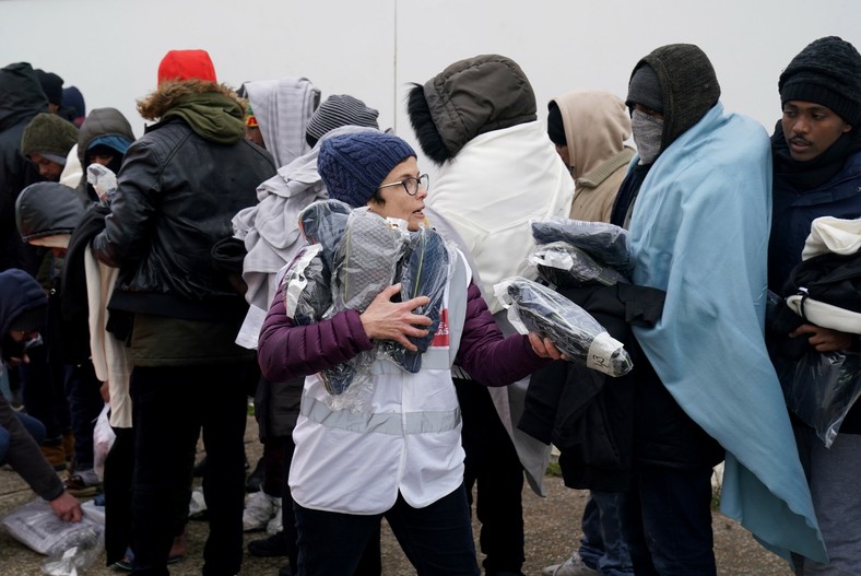 Grupa migrantów przypłynęła do Kent, Wielka Brytania, 9 grudnia 2022 r.