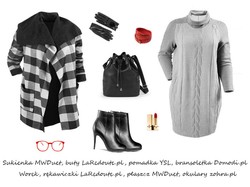 Niebanalne jesienne STYLIZACJE z ubraniami w kratę