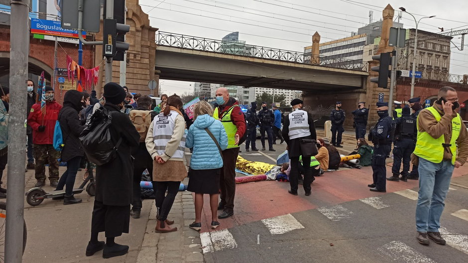 Protest aktywistów we Wrocławiu