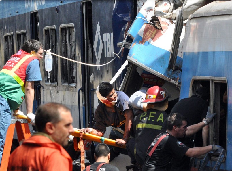 Ponad 600 rannych w katastrofie pociągu w Argentynie. Dramatyczne zdjęcia!
