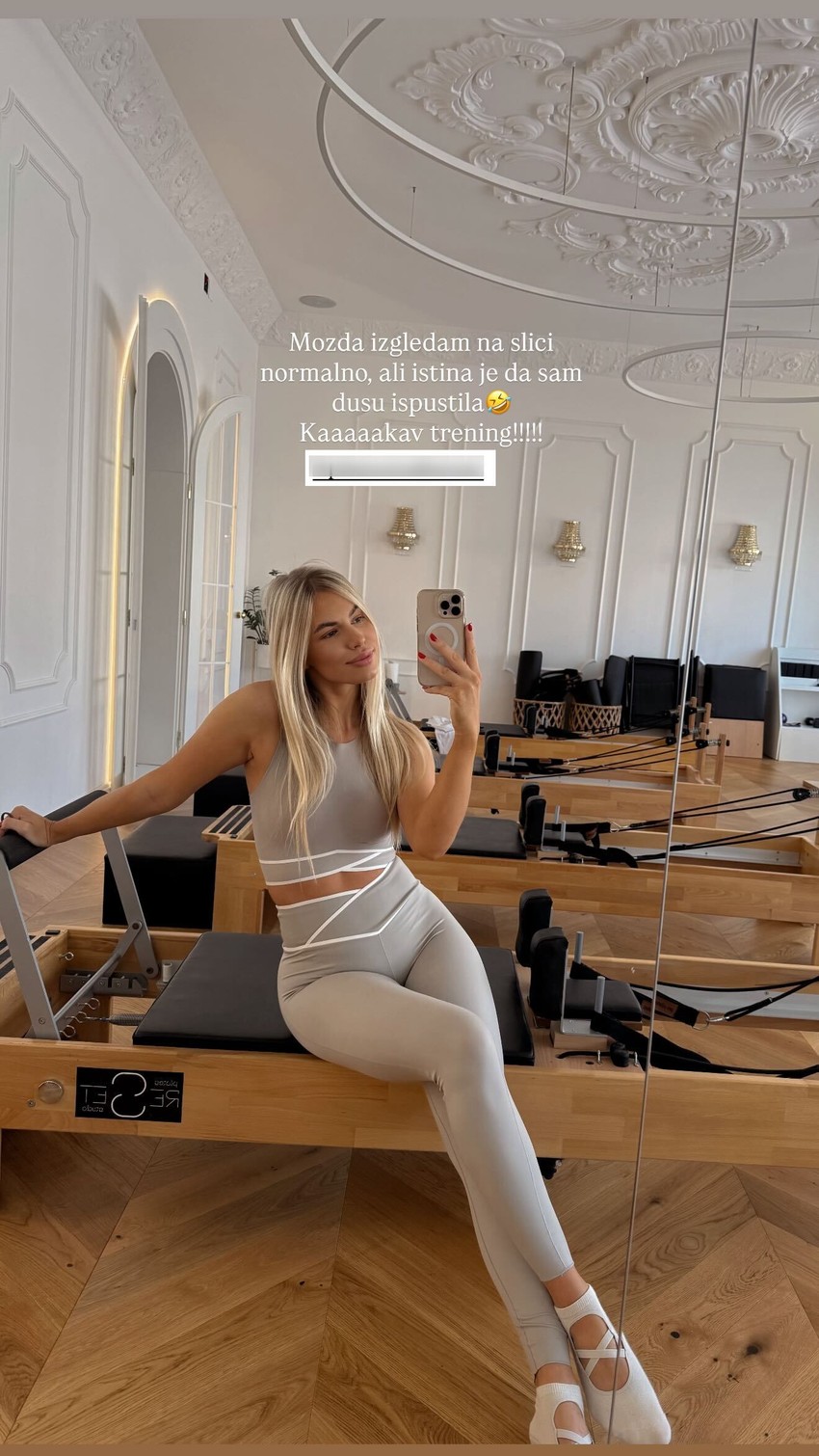 Ivona Polumenta nakon treninga