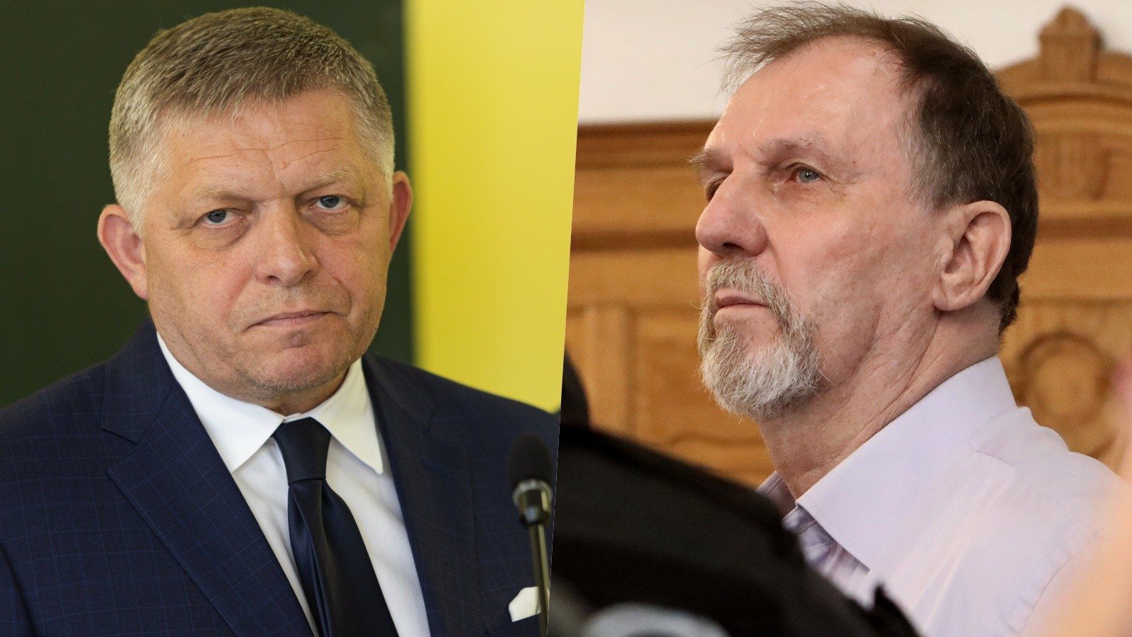 Predseda vlády Robert Fico a Juraj Cintula.
