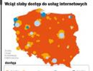Gminy z szybkim internetem to wyjątki na mapie Polski
