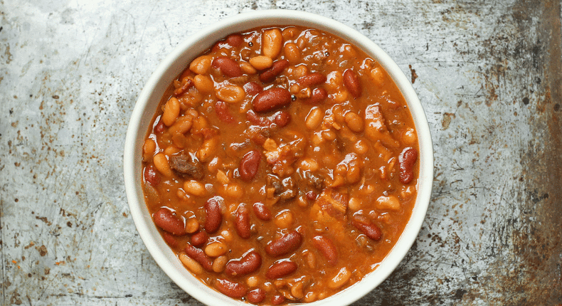 Beans can cause stomach trouble when you're on your period (Credit: Barefeet in the Kitchen )
