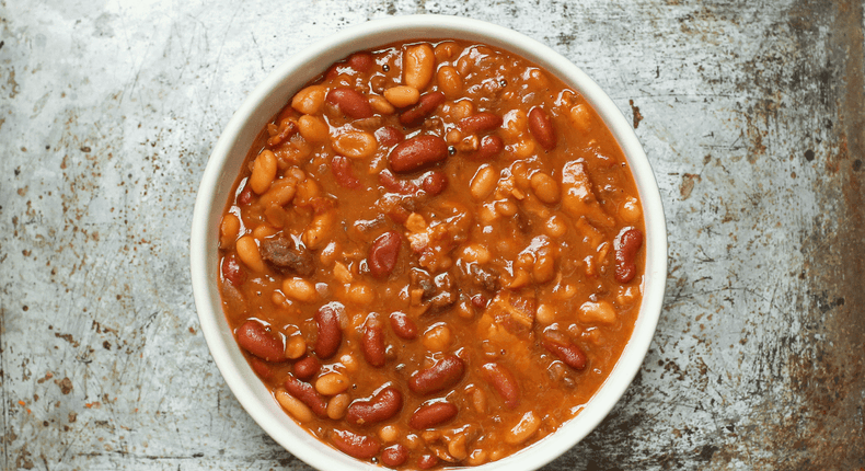 Cooked beans (Barefeet in the Kitchen )