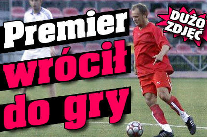 Premier wrócił do gry. Dużo zdjęć