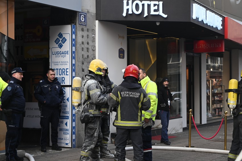 Požar u hotelu na terazijama 