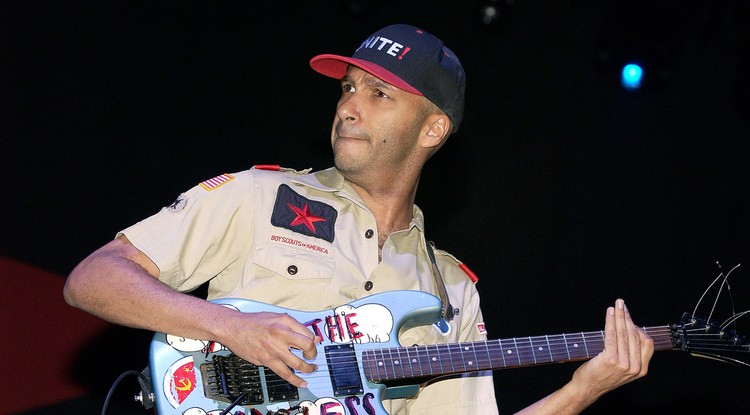 Tom Morello a Rage Against the Machine gitárosa.