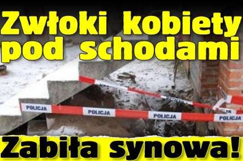 Zwłoki kobiety pod schodami. Zabiła synowa!