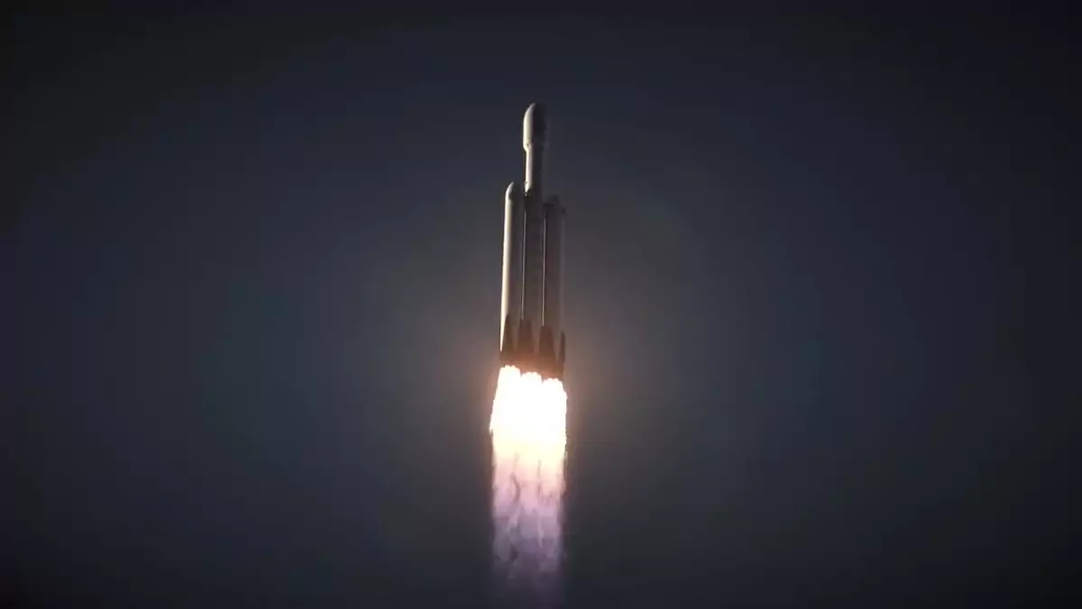 Falcon Heavy firmy SpaceX - to jego głównym konkurentem ma być "Korona"