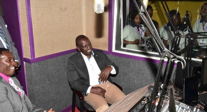 DP Ruto during the launch Great Gospel Visioners (GGV FM 97.1) in Meru on Sunday, 06 Oct 2019