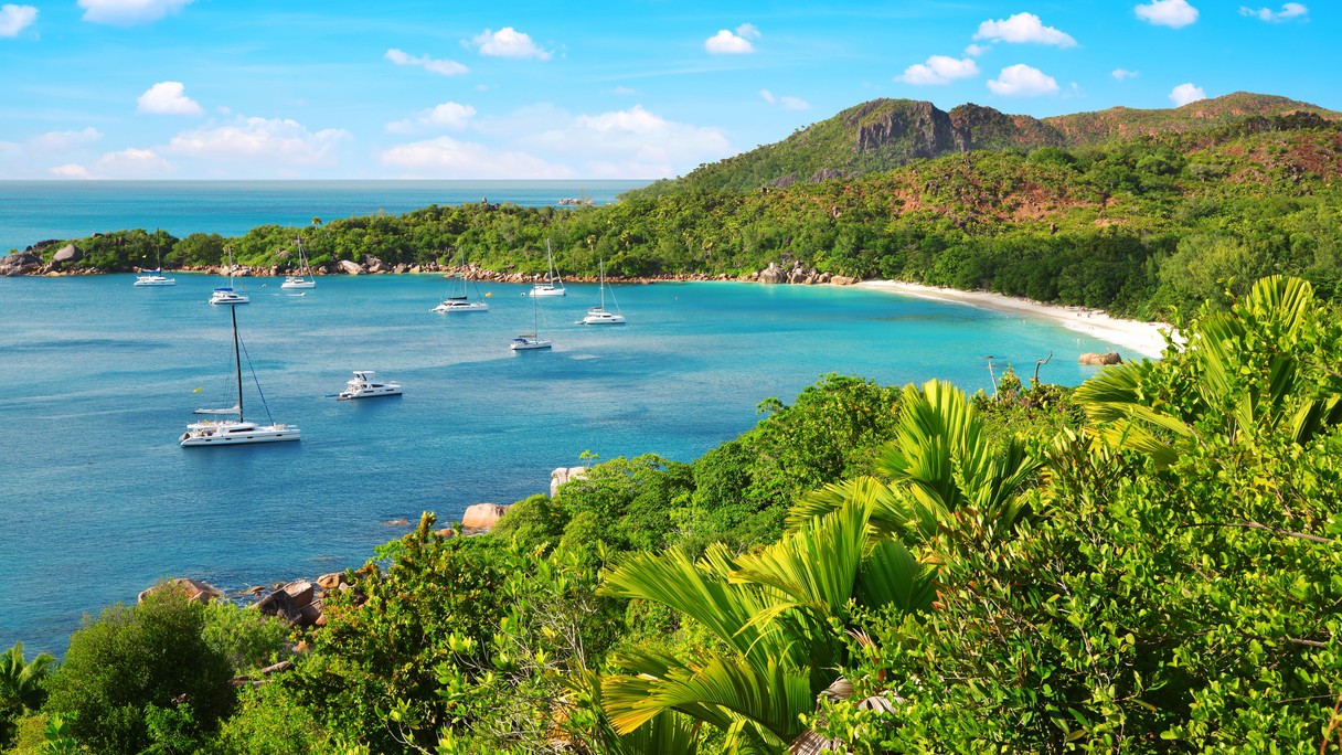 Raj ukrytý v tyrkysovej zátoke na ostrove Praslin.