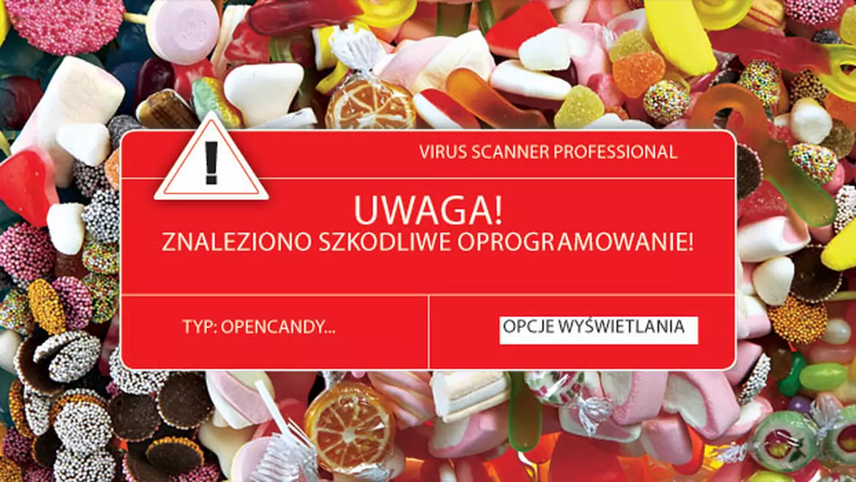 OpenCandy - irytujące słodycze