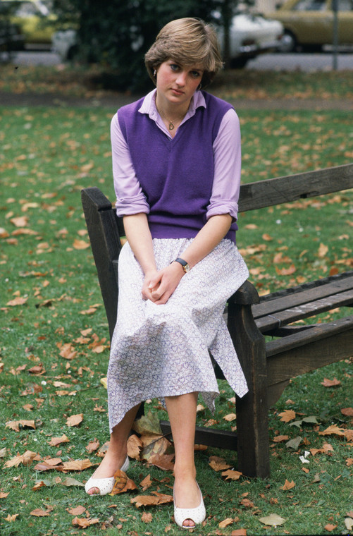 Diana Spencer jako opiekunka w 1980 r.