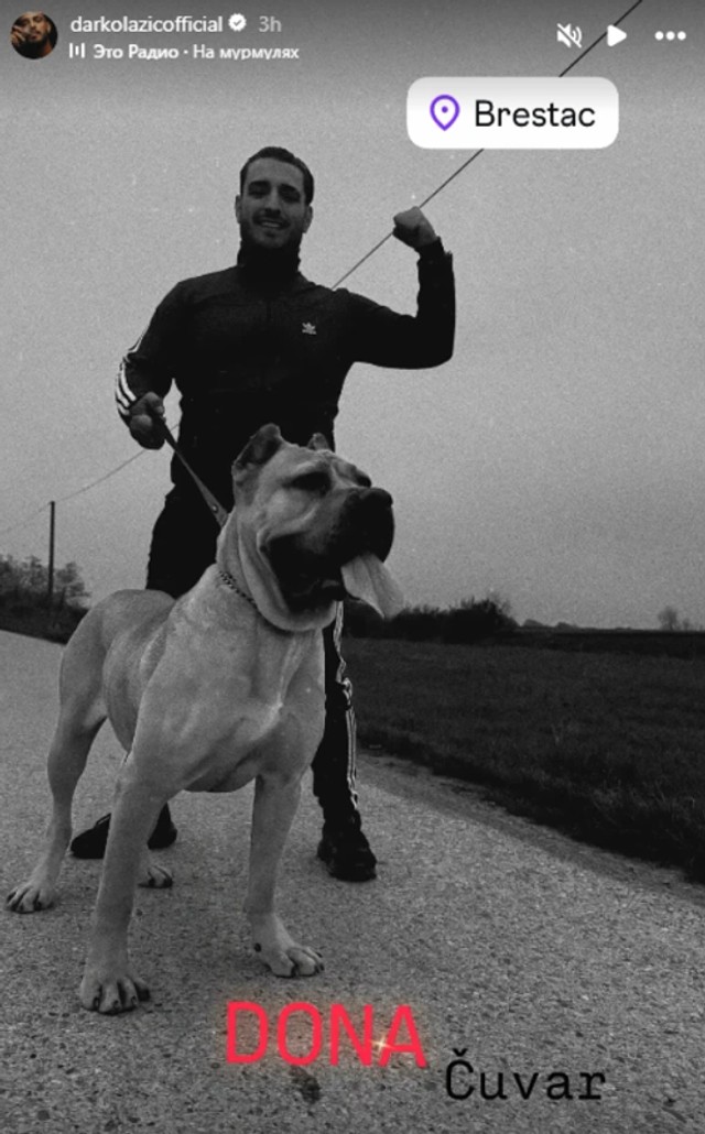 Darko Lazić podelio fotografiju sa ljubimcem