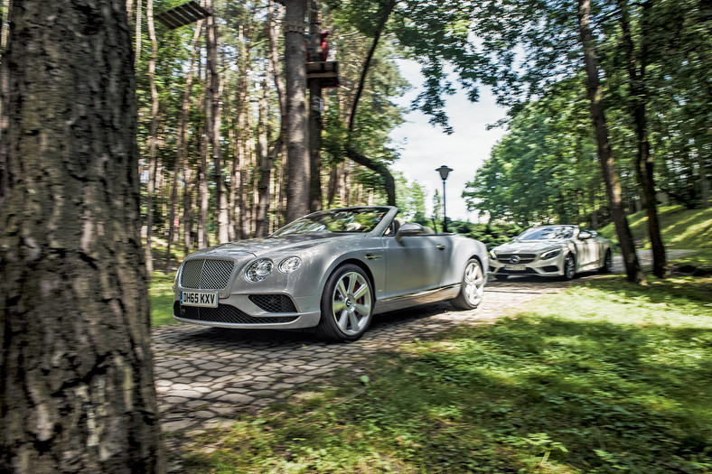 Bentley Continental GTC vs Mercedes S 500 kabriolet – nowa sytuacja