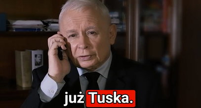 Nagrali Kaczyńskiego, jak rozmawia przez telefon. Udawał, że rozmawia z kimś innym