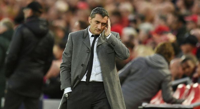 Ernesto Valverde has been Barcelona boss since July 2017