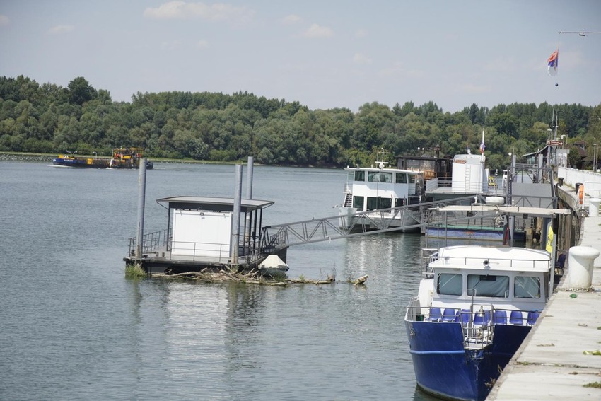 Nizak vodostaj u Beogradu