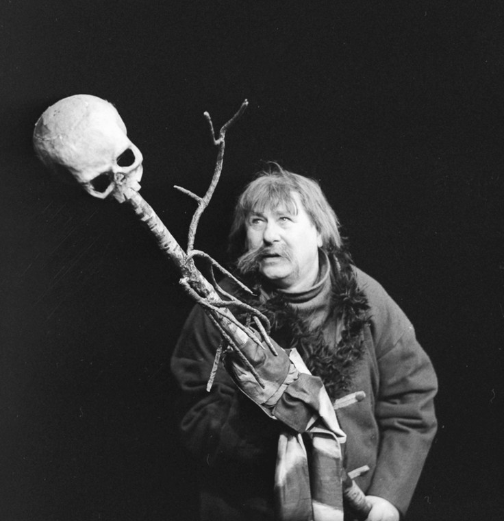 Kazimierz Wichniarz w "Dziadach" w Teatrze Narodowym, 1967 r.