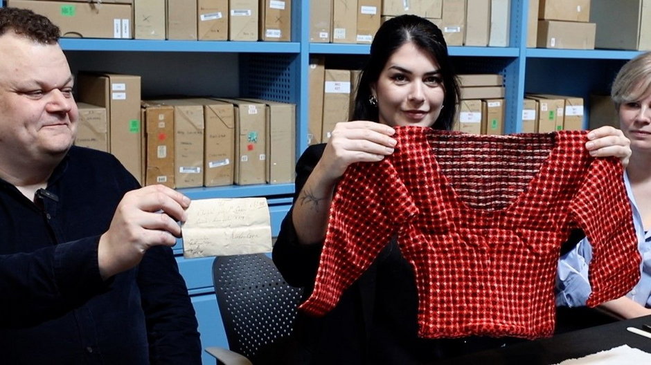 Doskonale zachowany 217-letni sweter wykonany wg tradycyjnego farerskiego wzoru