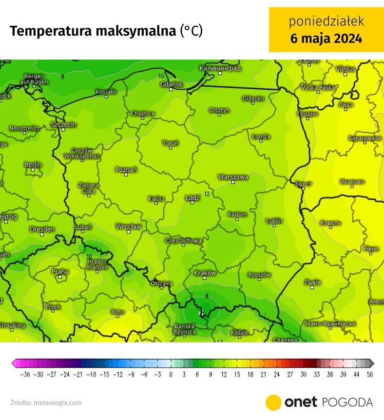 Po majówce czeka nas znaczne ochłodzenie