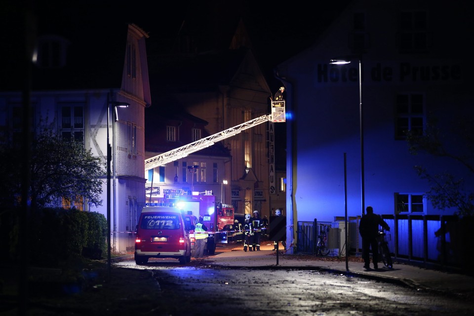 GERMANY WEATHER STORM (Heavy storm cuases damages in northern Germany)