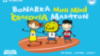 Dzieciaki na start Bonarka Mini Mini Cracovia Maraton