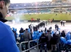 Zobacz zadymę pseudokibiców na Śląsku